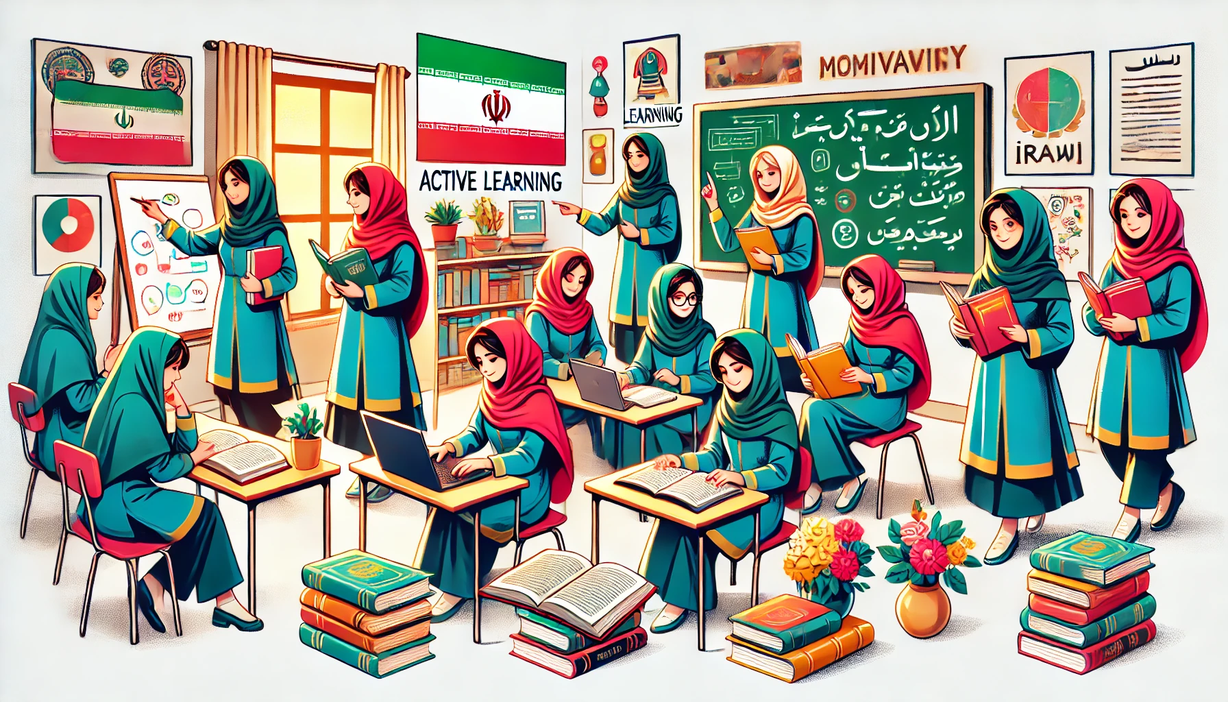 دانش‌آموزان دختر